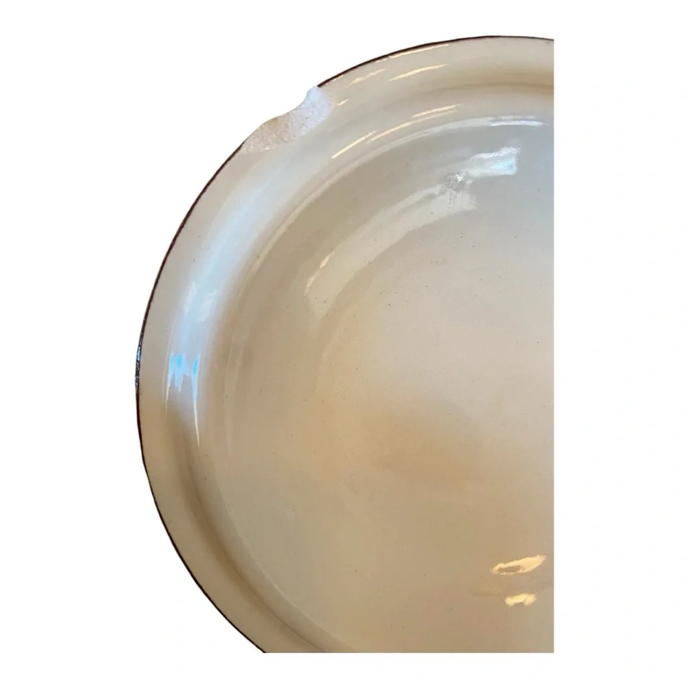 VTG Vernonware Organdie Covered Soup Bowls Handles Lids Set of 2 CA Pottery